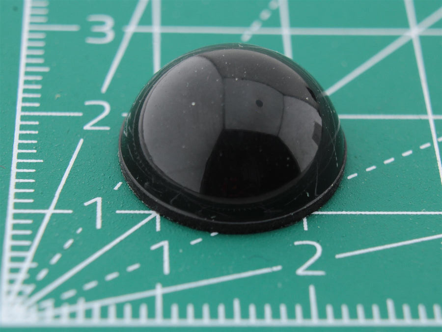 Picior rotund din cauciuc autoadeziv Ø15.9mm x înălțime 8m