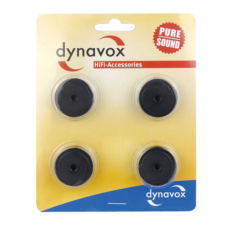 Dynavox aluminum device feet midi black set of 4