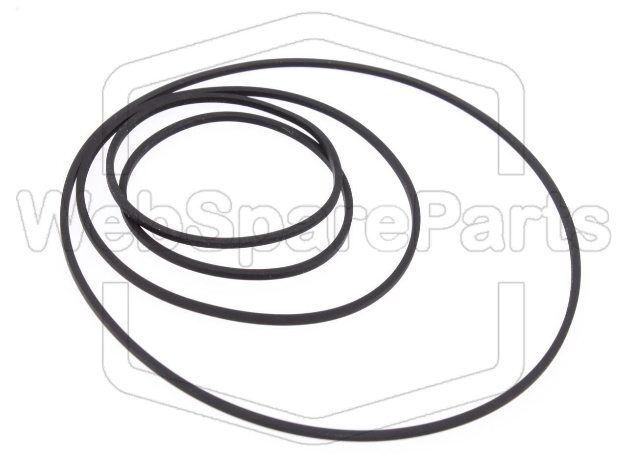 Kit de courroies pour Lecteur cassette Panasonic RX-ED90