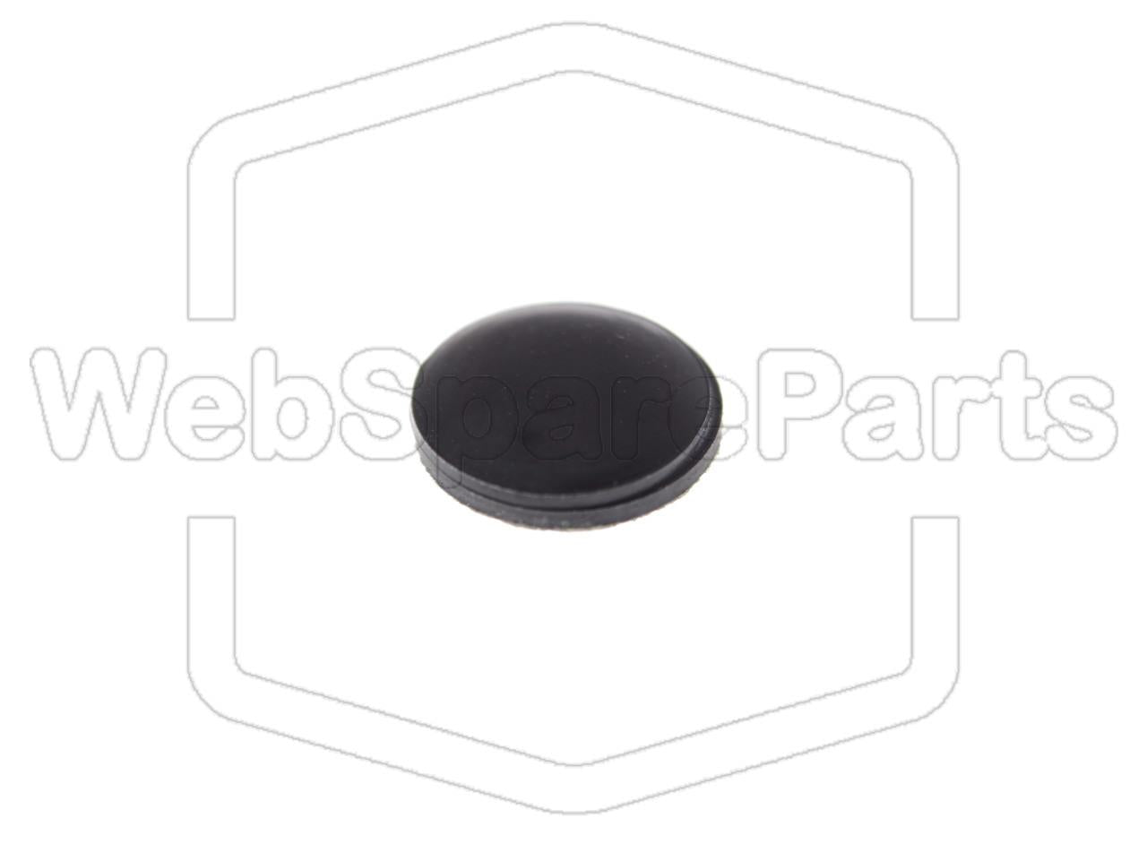 Round Rubber Foot Self-adhesive Ø8mm x Ø2mm x height 1mm