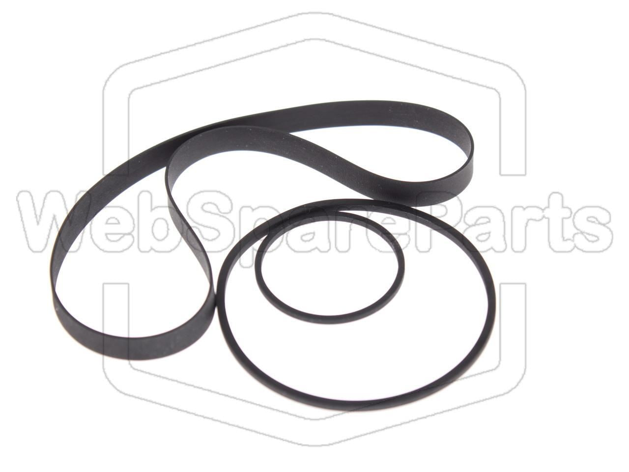 Belt Kit For Stereo Cassette Deck Kenwood KX-9050