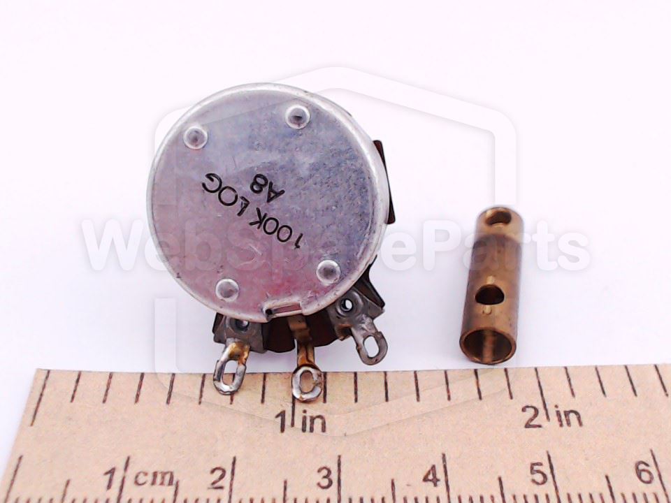 100K Logarithmic Rotary Potentiometer with Shaft for Philips L6X38T