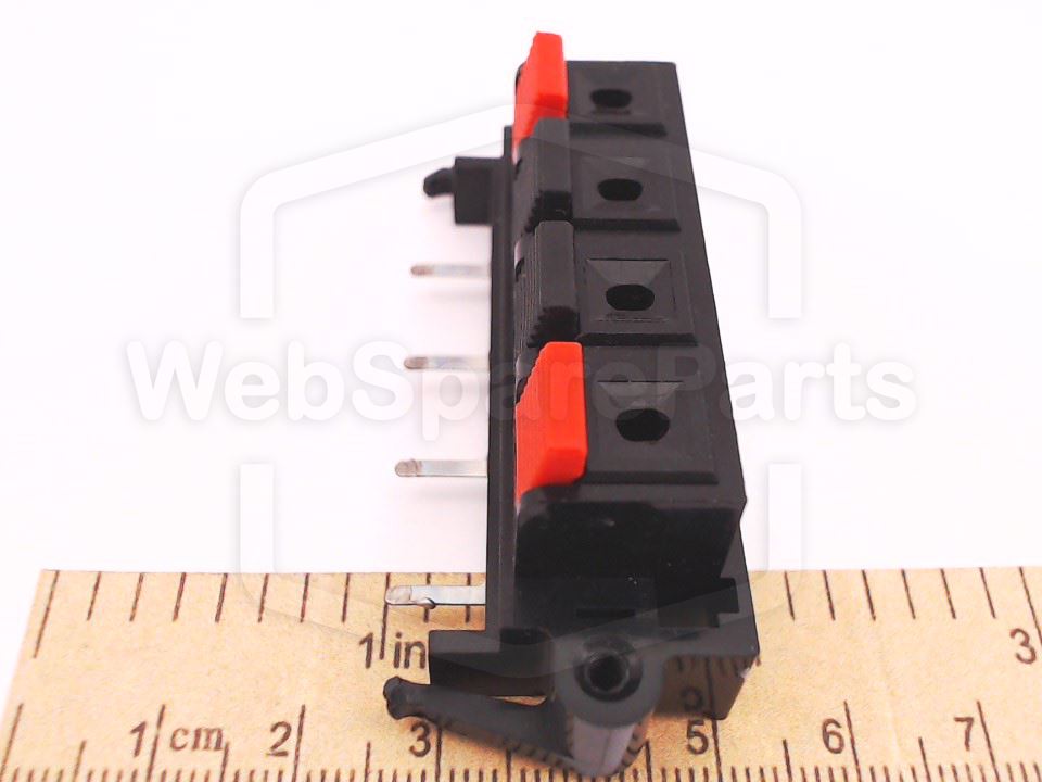 Philips FC-W Series PCB Speaker Terminal Connector for Vintage Audio Repair