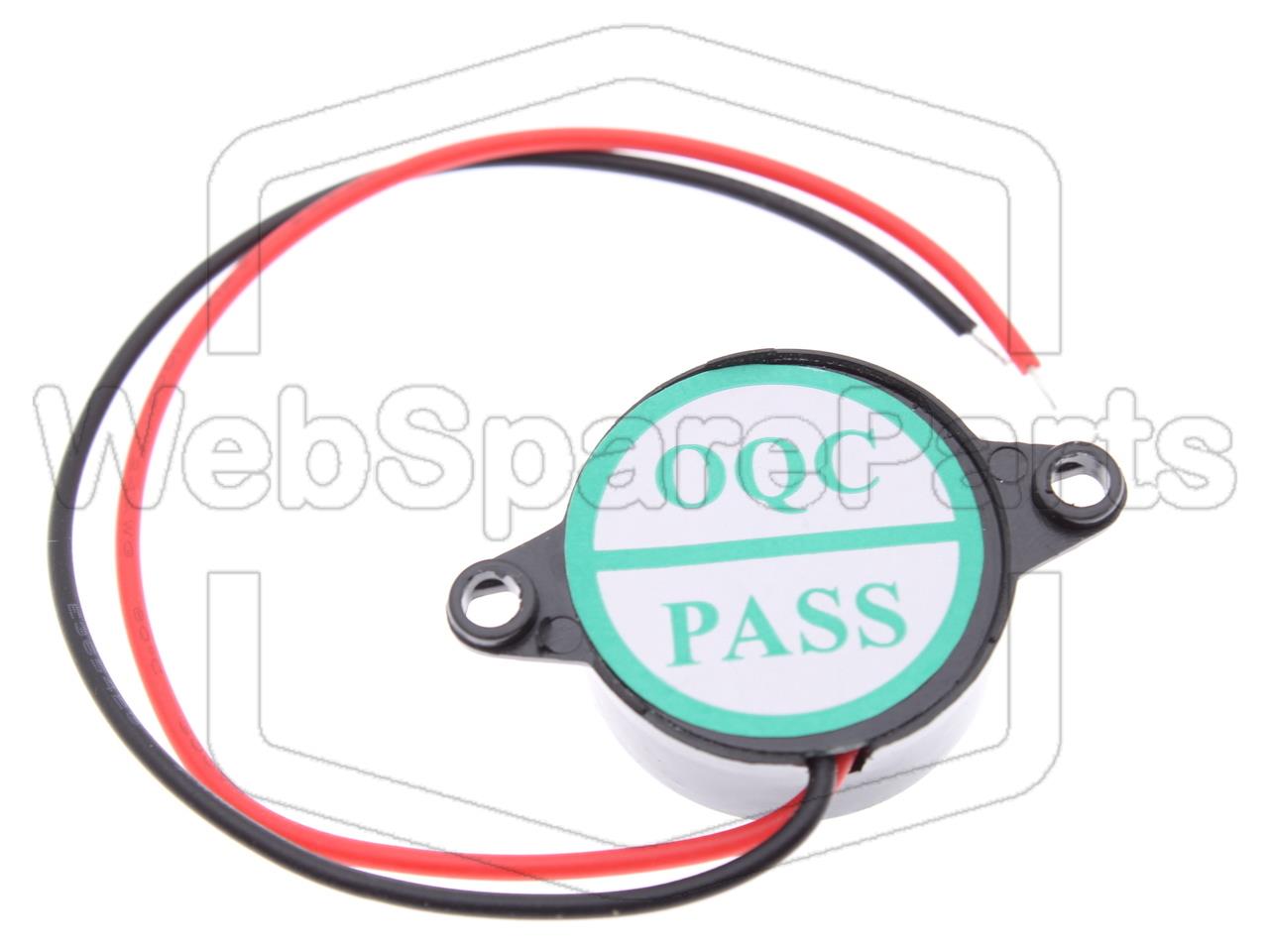 Buzzer 16-26VDC 10mA 82dB 23mm