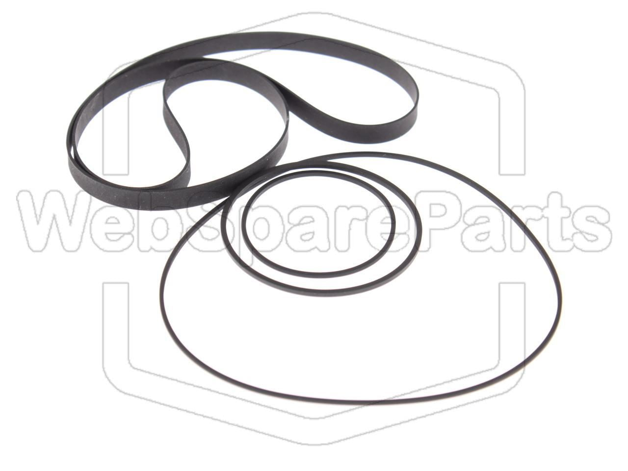 Belt Kit For Stereo Cassette Deck Kenwood KX-710