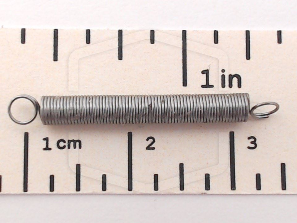 Ressort d'extension Ø = 2.8mm x TL = 16.7mm x TK = 0.32mm