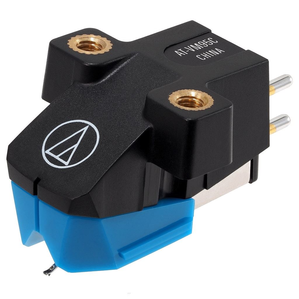 Audio-Technica AT-VM95C Dual Moving Magnet Cartridge – 1/2" Mount Conical Stylus