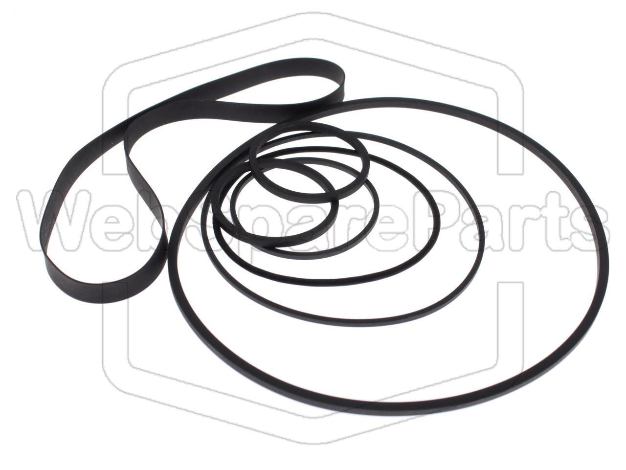 Belt Kit For Video Cassette Recorder Sony SL-3000 Betamax