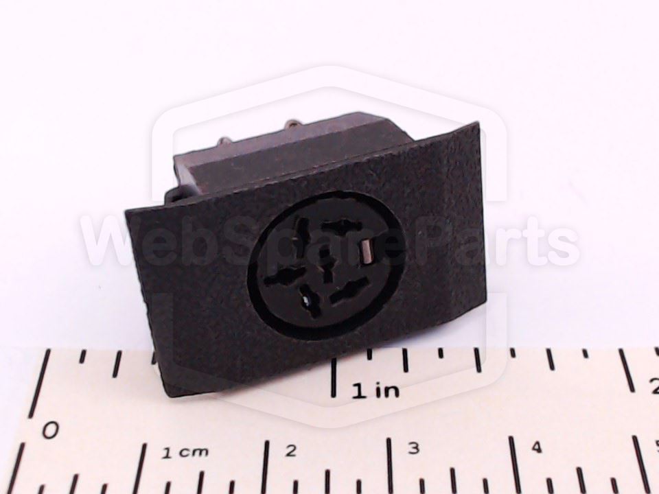 Sony 5-Pin DIN Wall-Mount Socket Connector for Vintage Audio Equipment Repair