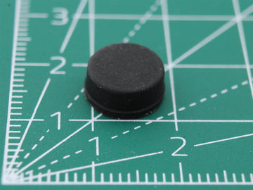 Rund självhäftande gummifot Ø10mm x Ø9.5mm x height 4.5
