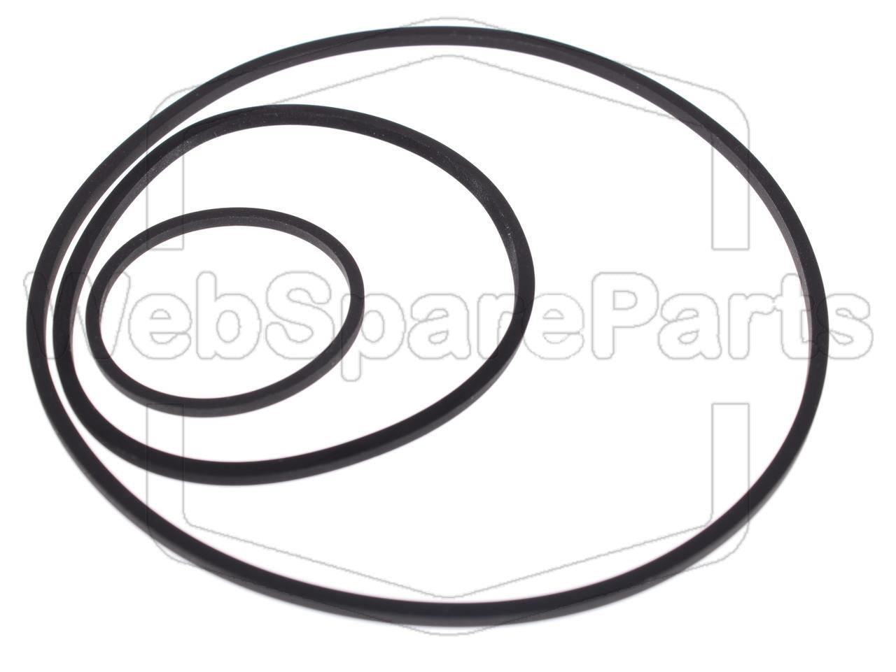 Kit de correias para Gravador de Vídeo cassete JVC HR-J815 EG