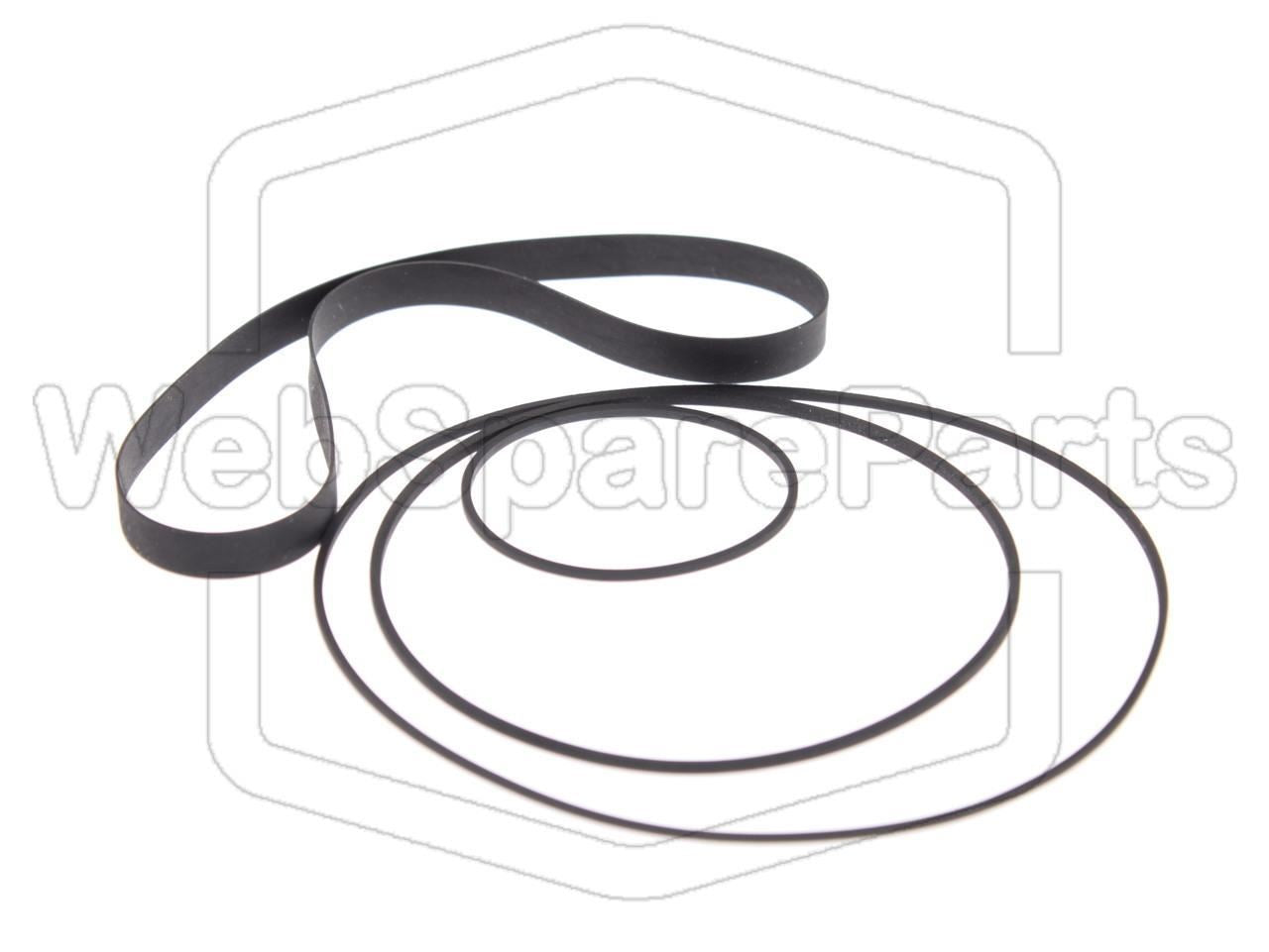 Belt Kit For Stereo Cassette Deck Kenwood KX-800