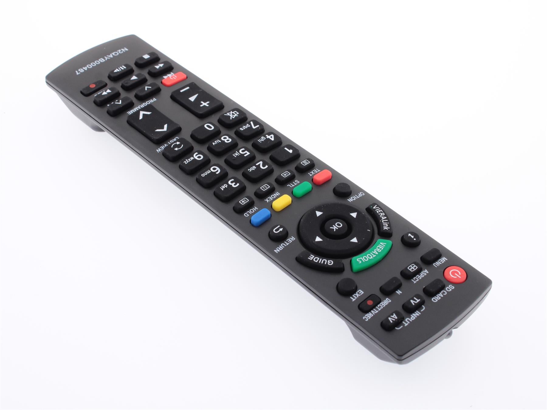 Replacement TV Remote Control for Panasonic N2QAYB000487