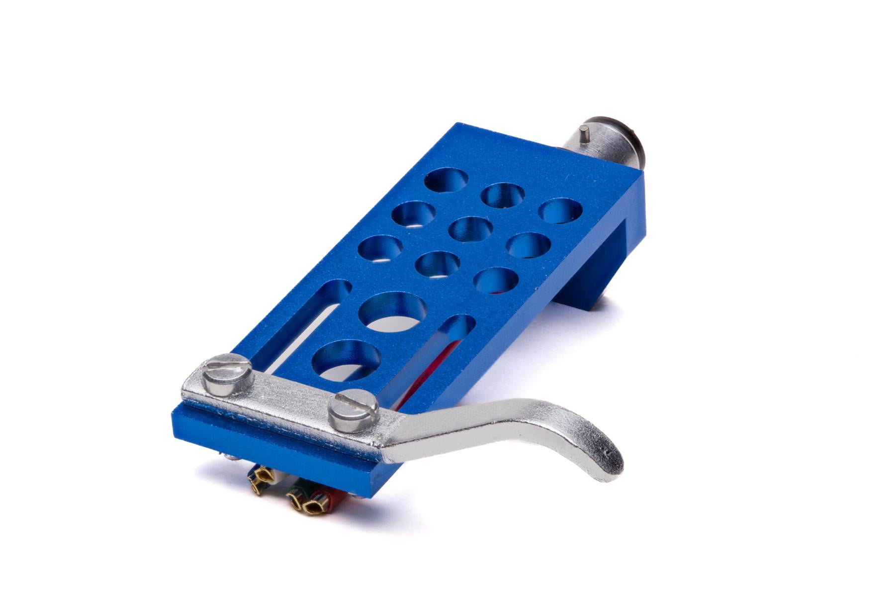 Analogis HS-27 CNC Aluminium Headshell – SME Mount with Gold-Plated OFC Leads [Blu