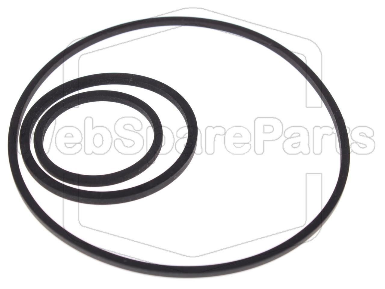 Belt Kit For Video Cassette Recorder Luxor 9254