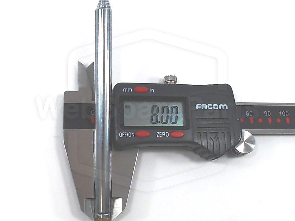 Vintage Grundig Retractable Hidden Antenna Ø8.0 mm 95–260 mm for Radio Audio Systems