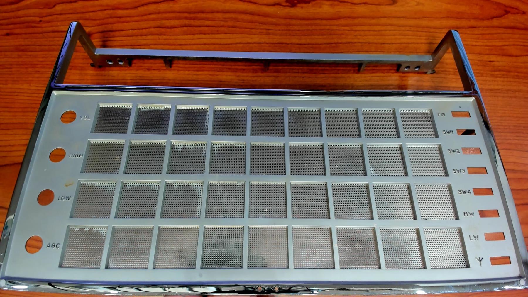 Philips L6X38T Radio Front Panel Vintage Replacement