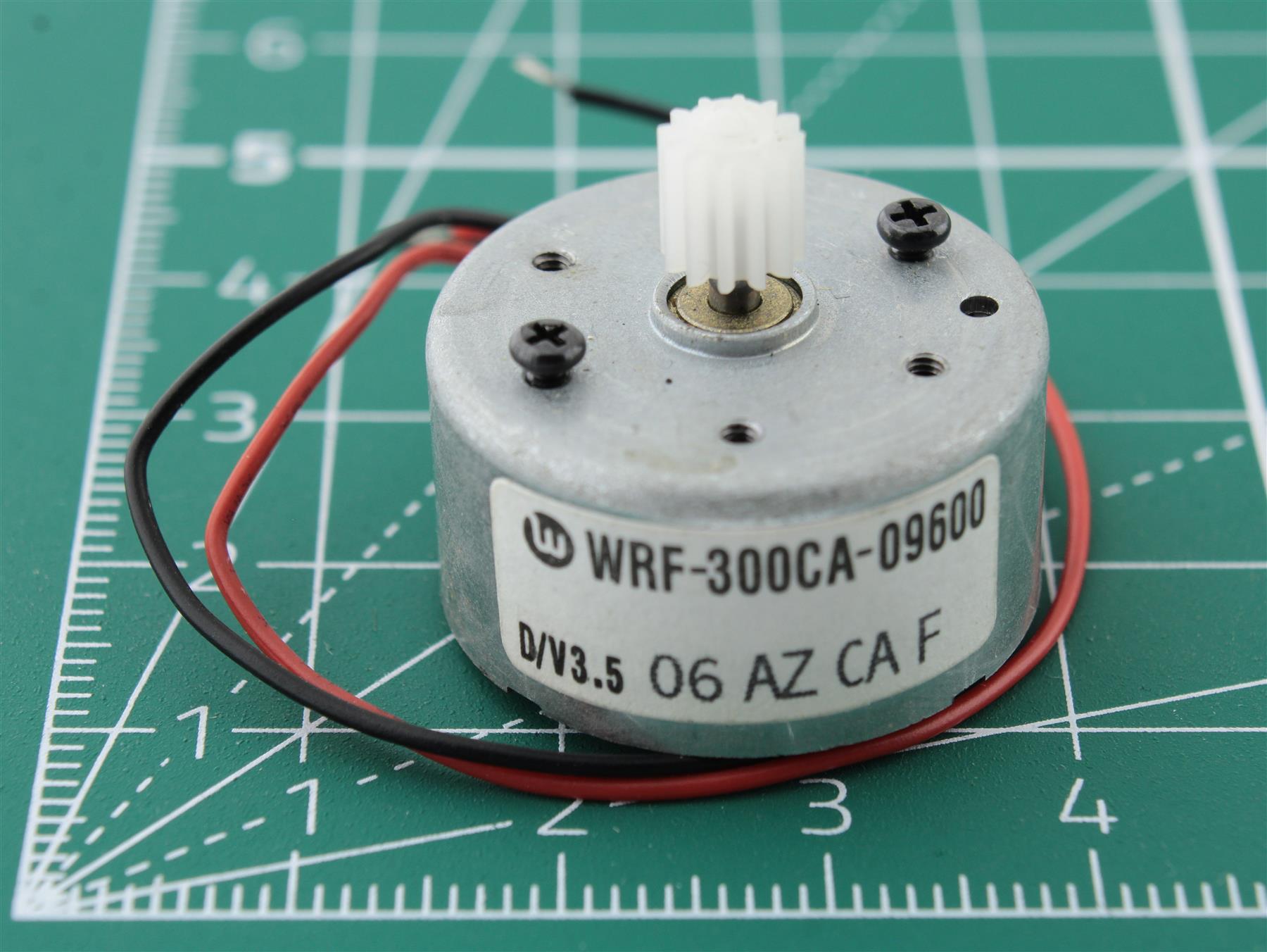 CD Player Sled Tracking Motor Replacement WRF-300CA-09600, D/V3.5, 06AZCAF