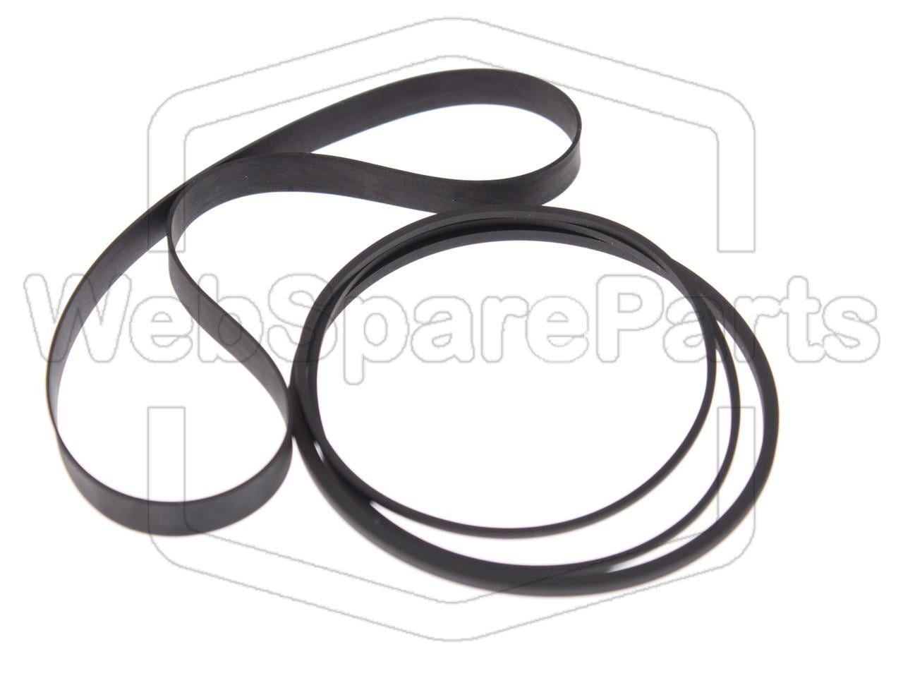 Belt Kit For Stereo Cassette Deck Kenwood KX-2060