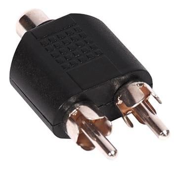 RCA Adapter – 2 x Male to 1x Female