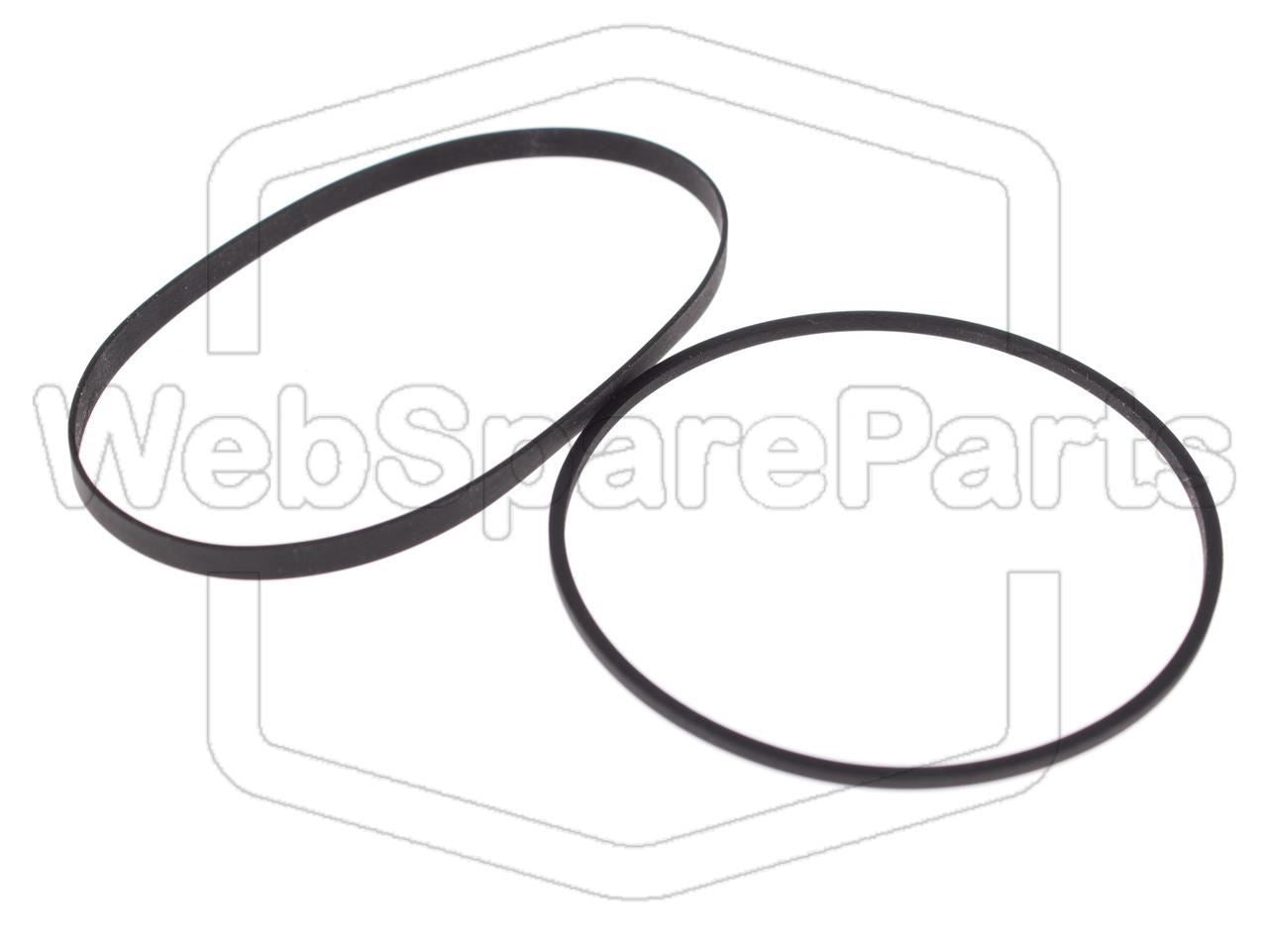 Kit de correias para Leitor de cassete Panasonic RX-DS5