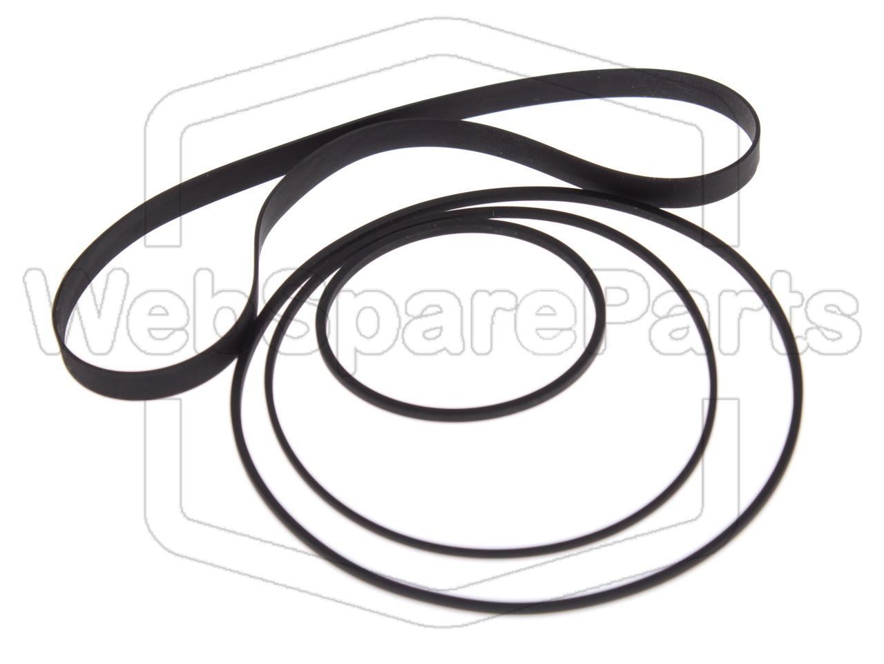 Full Belt Kit for Kenwood KX-600 Cassette Deck