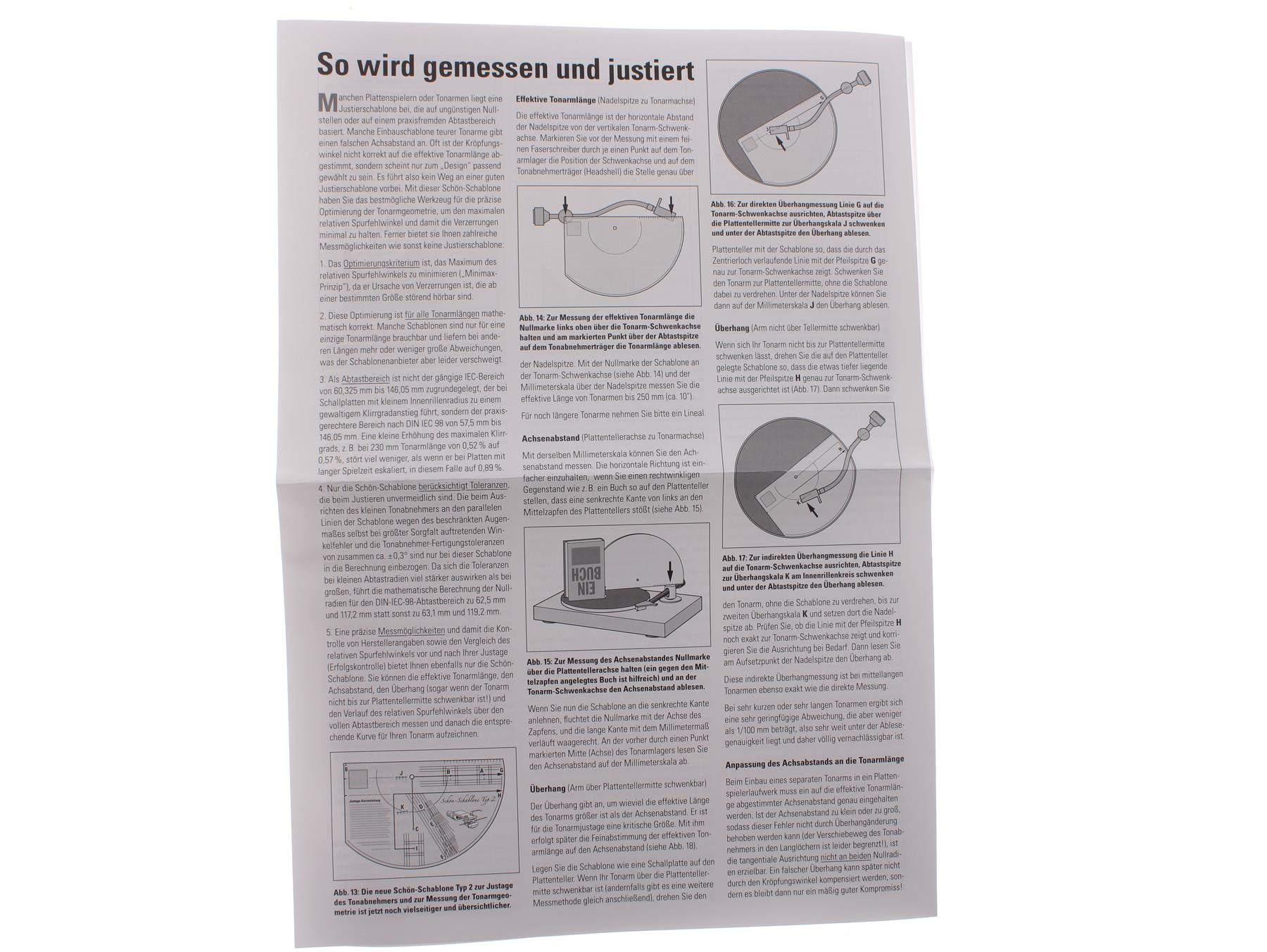 Elac Measure and adjusting gauge MKII