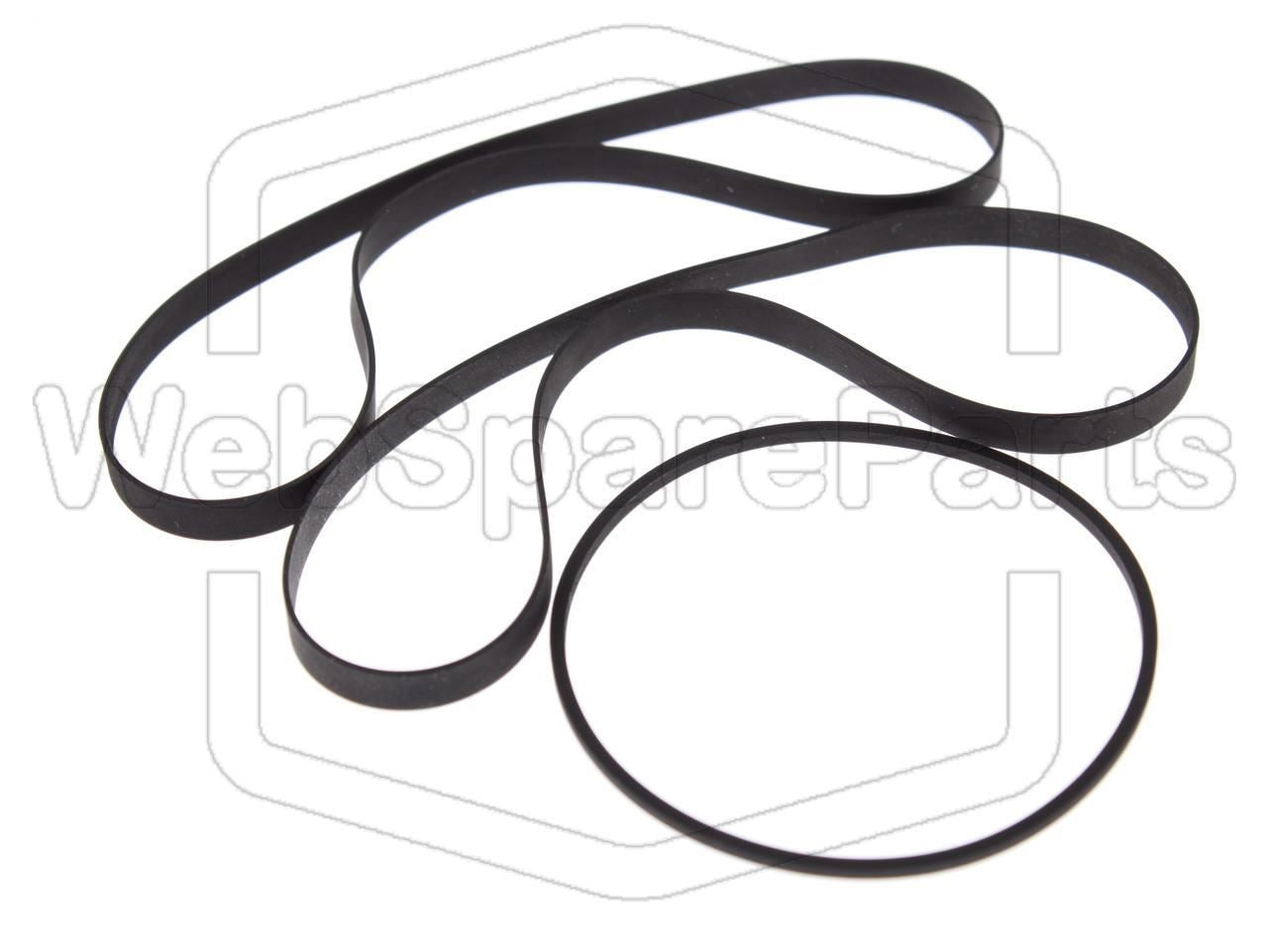 Belt Kit For Double Cassette Deck Aiwa AD-WX717