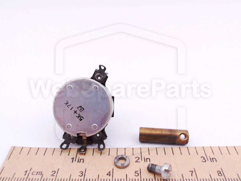 Rotary Potentiometer 5K + 17K with Shaft for Philips L6X38T