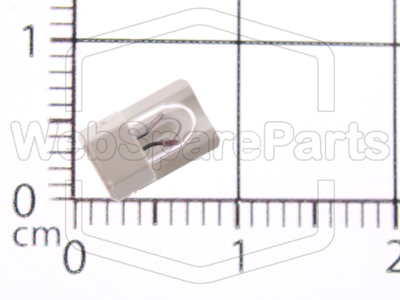 Lâmpada incandescente SMD 6,3 Volts 100mA 3,0 mm Transparente