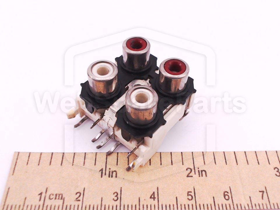Sony HCD-RX Series RCA Female PCB Jack for Vintage Audio Repair