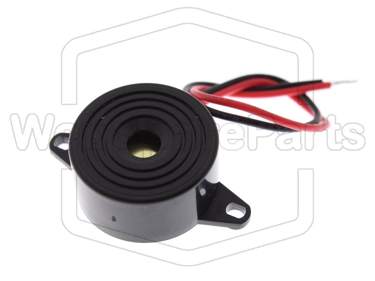 Buzzer 12V 2.3kHz 10mA 82dB 23mm With Wires