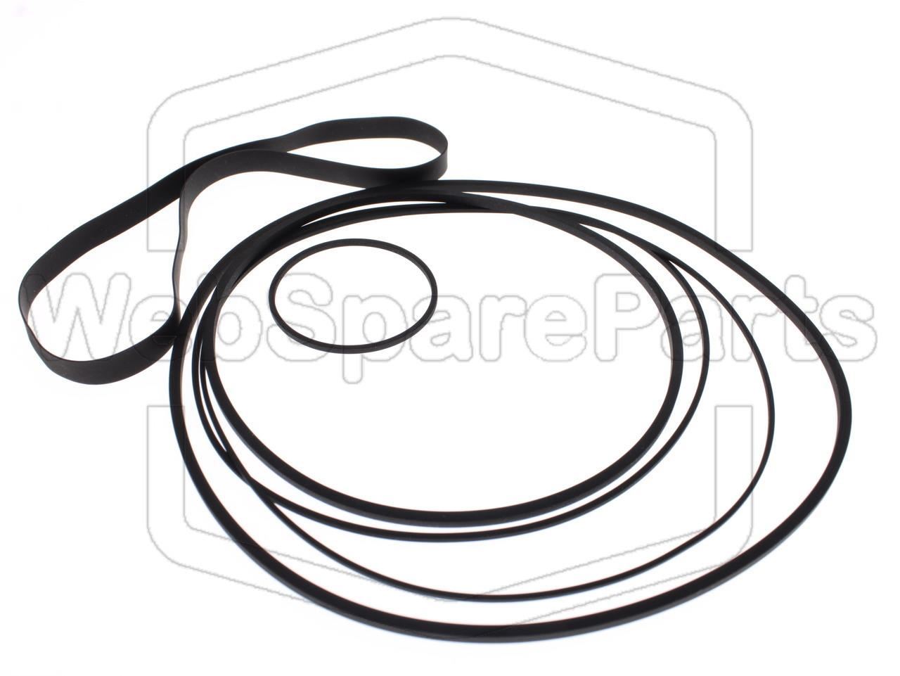 Belt Kit For Video Cassette Recorder Wega VIDEO-3 Betamax