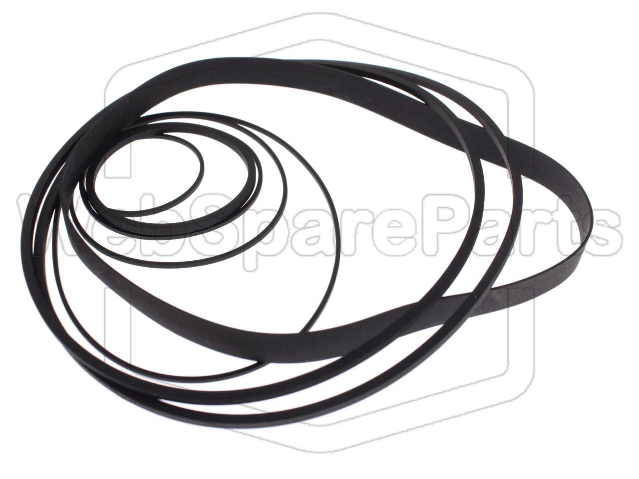 Belt Kit For Video Cassette Recorder Tensai TVR-900