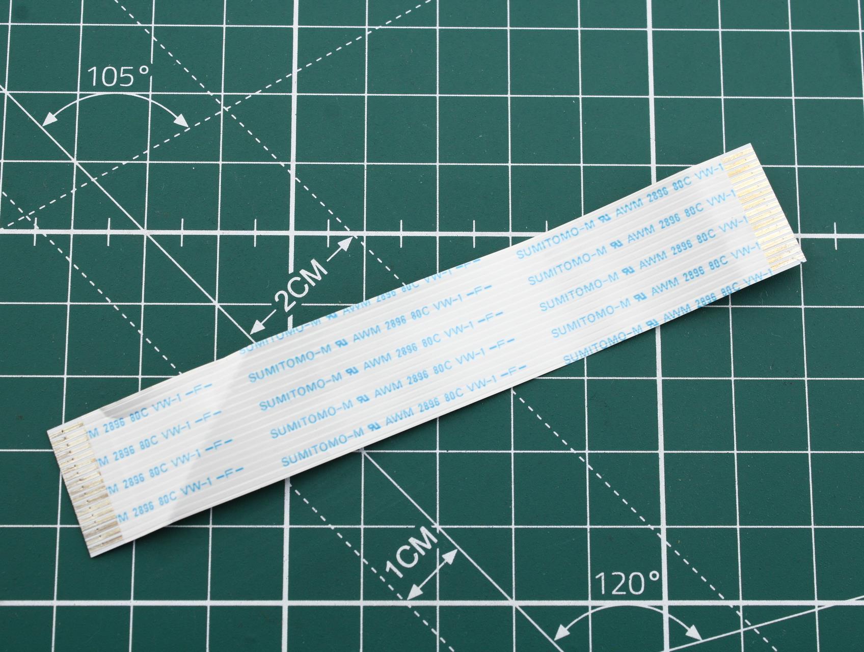 17 Pin Flat Flex Cable for DVD Player Laser to Main PCB [104×18 mm