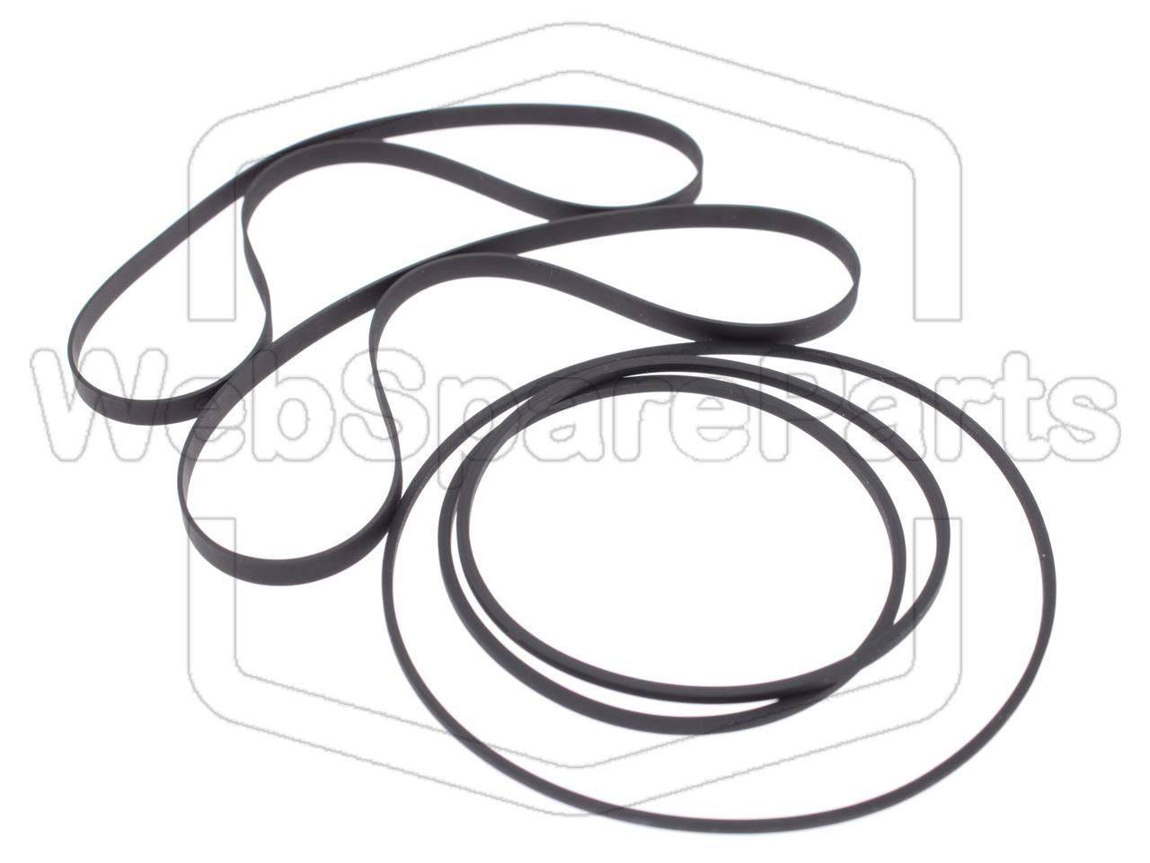 Full Belt Kit for Grundig CCF-4300 Double Cassette Deck