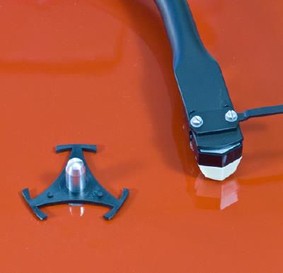 45 RPM Turntable Single Adapter – Plastic Star Insert for Vinyl Records