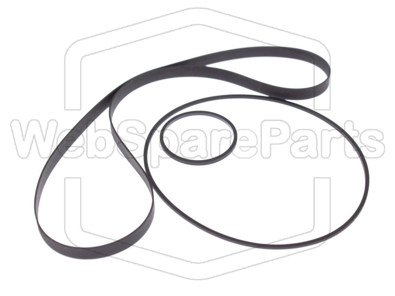 Full Belt Kit for Grundig SCF 6000 Cassette Deck