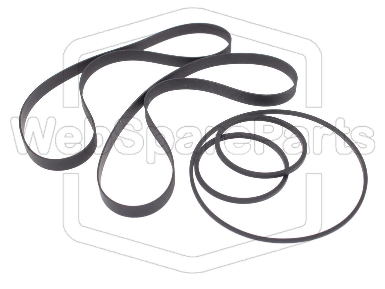 Kit de correias para Leitor de cassete Sony TC-WR520S