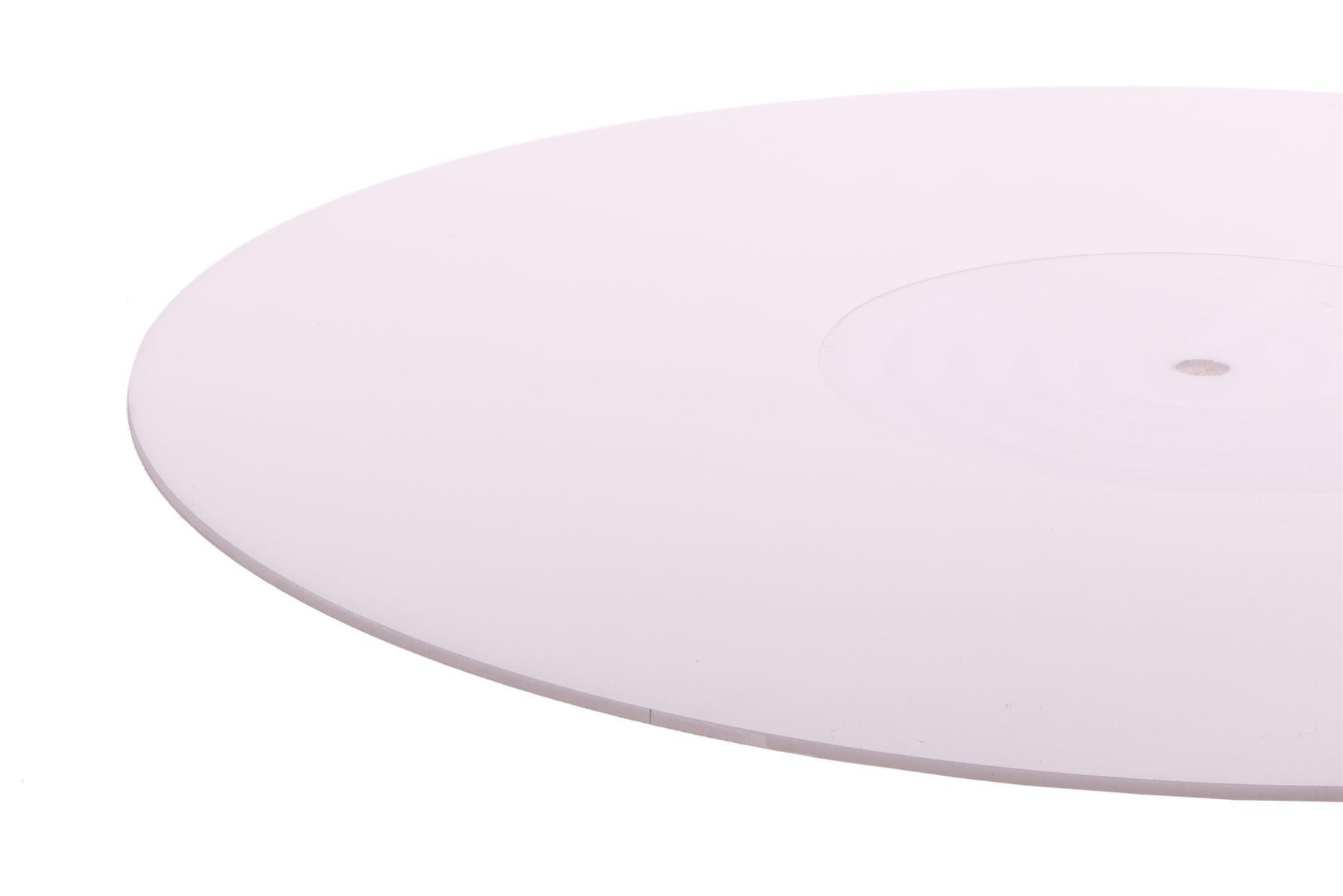 Analogis Mat Four Acrylic Turntable Mat – Anti-Static Platter Mat [Whit