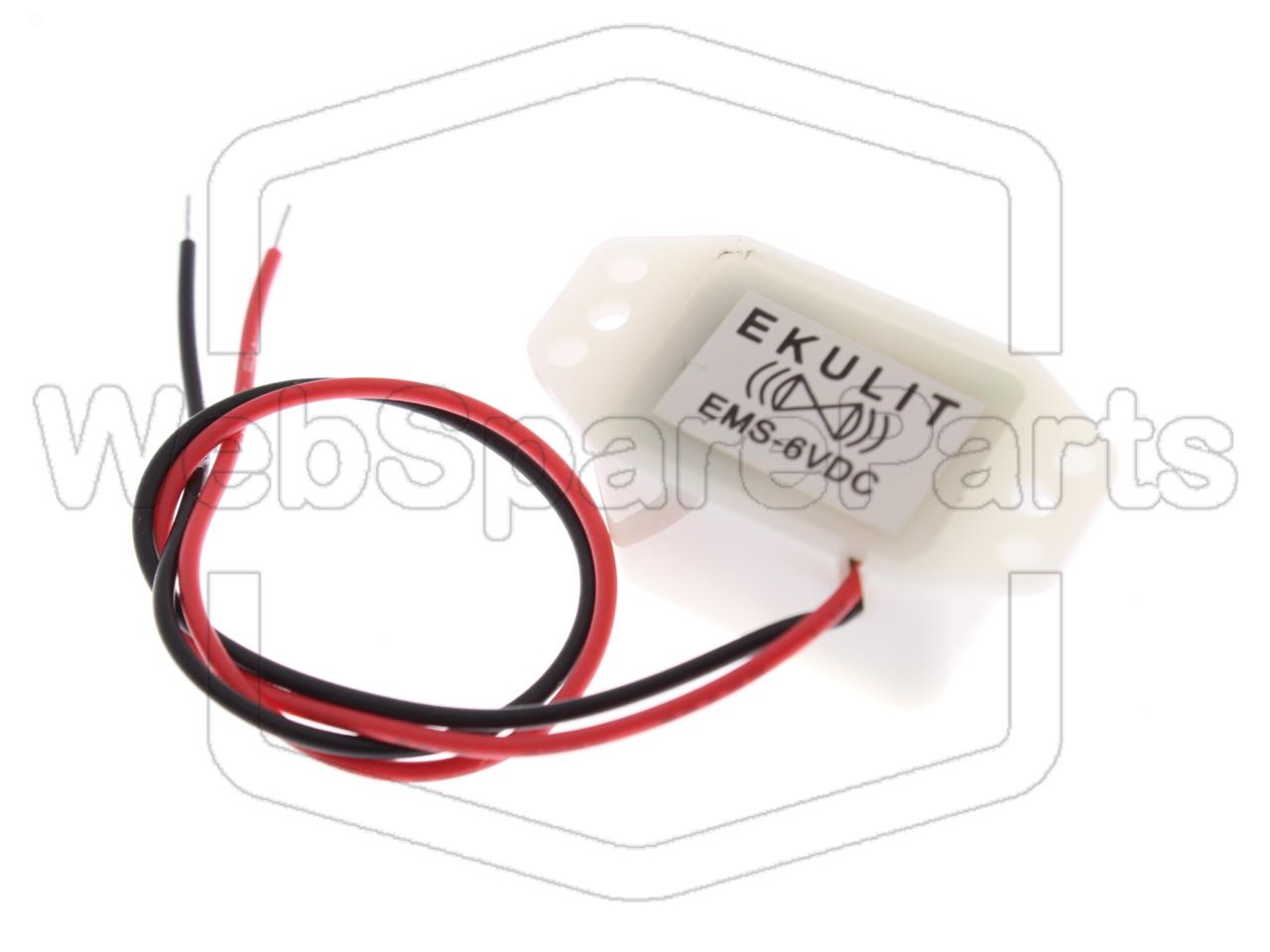 Electronic buzzer 2.3...9VDC 75dB, continuous tone 400Hz