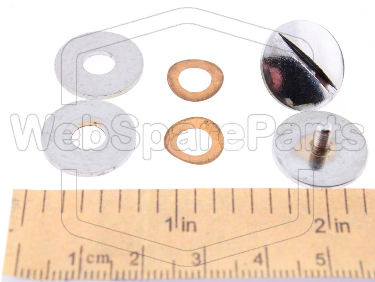 Philips L6X38T Handle Screws for Vintage Radio