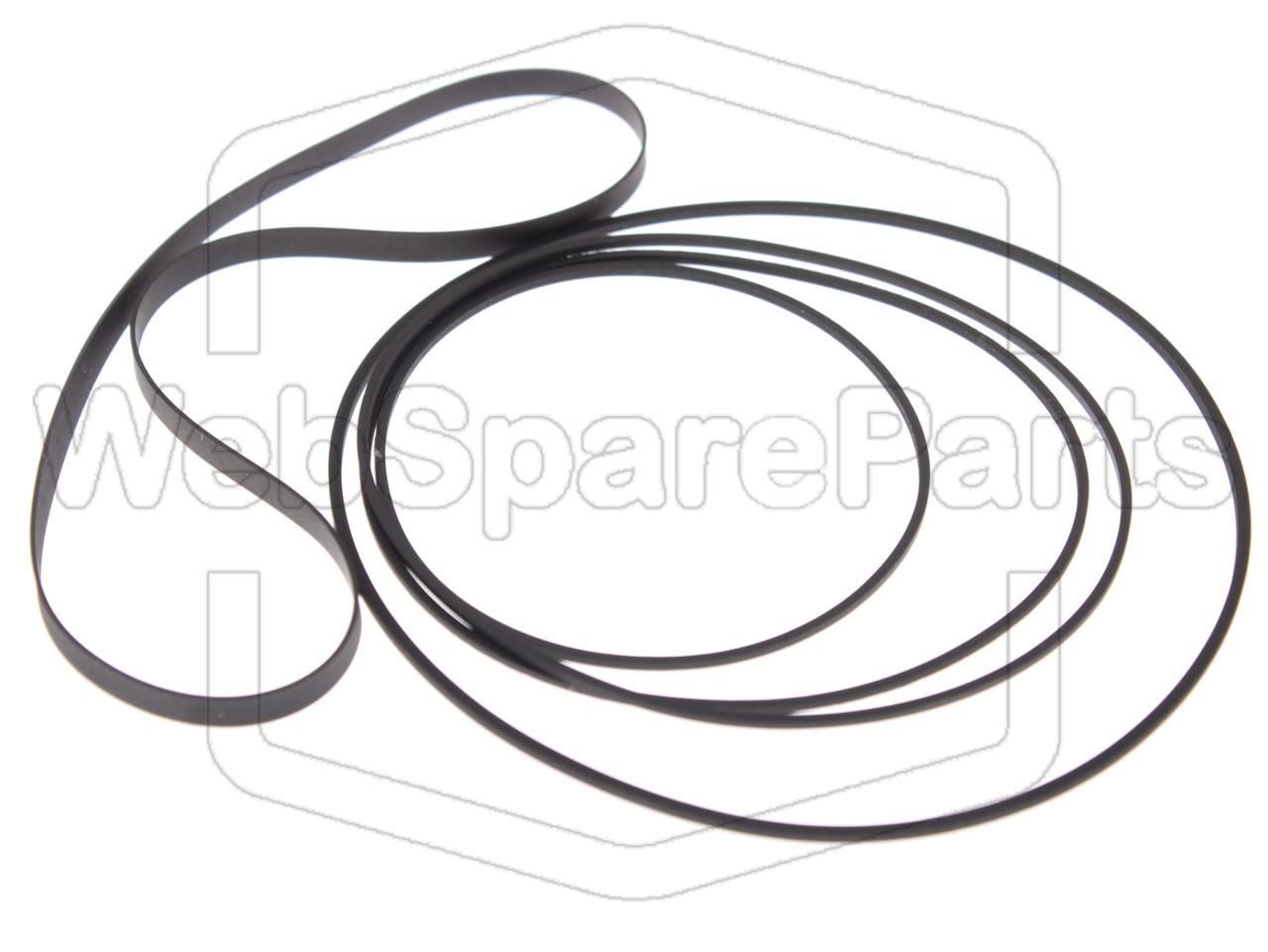 Belt Kit For Stereo Cassette Deck Kenwood KX-760