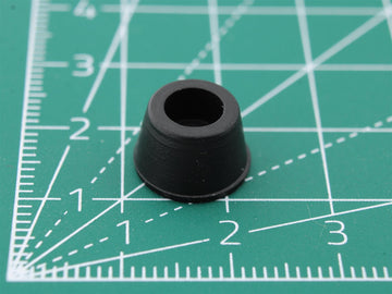 Picior rotund din cauciuc cu Ø3.2mm Base Ø11.5