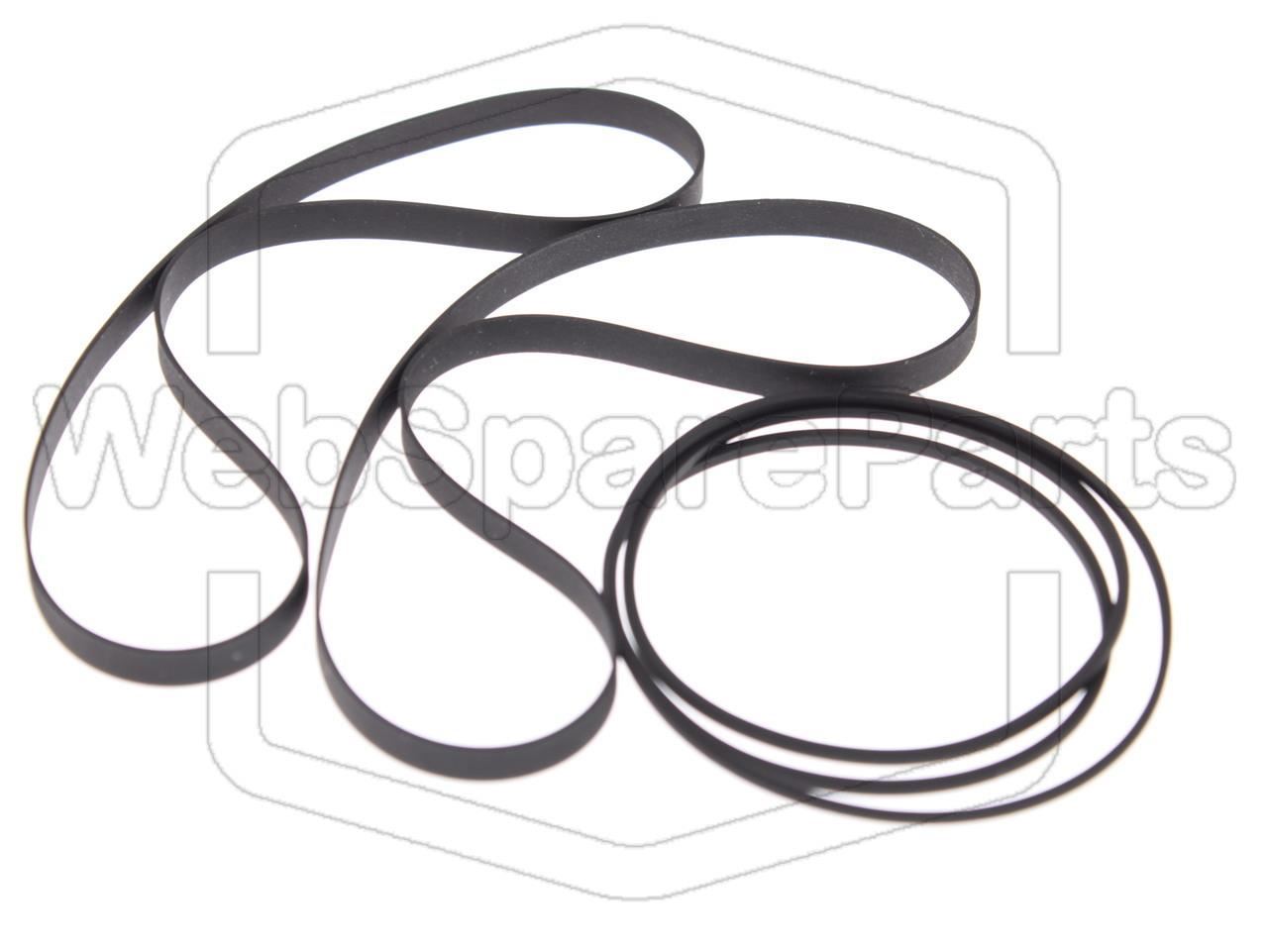 Full Belt Kit for Kenwood X-7WS Double Cassette Deck