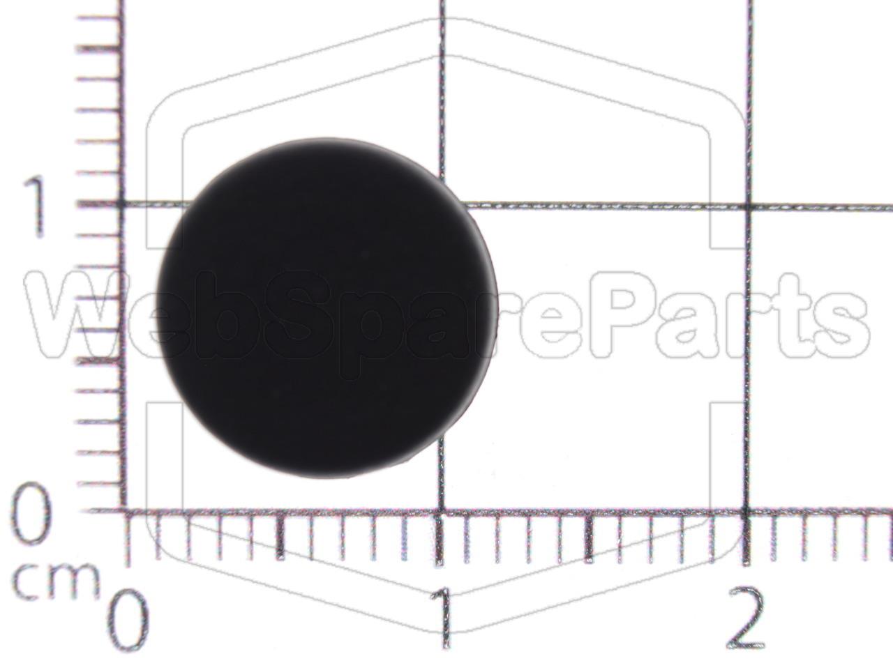 Round Rubber Foot Self-adhesive Ø10.8mm x Ø10.2mm x height 3mm
