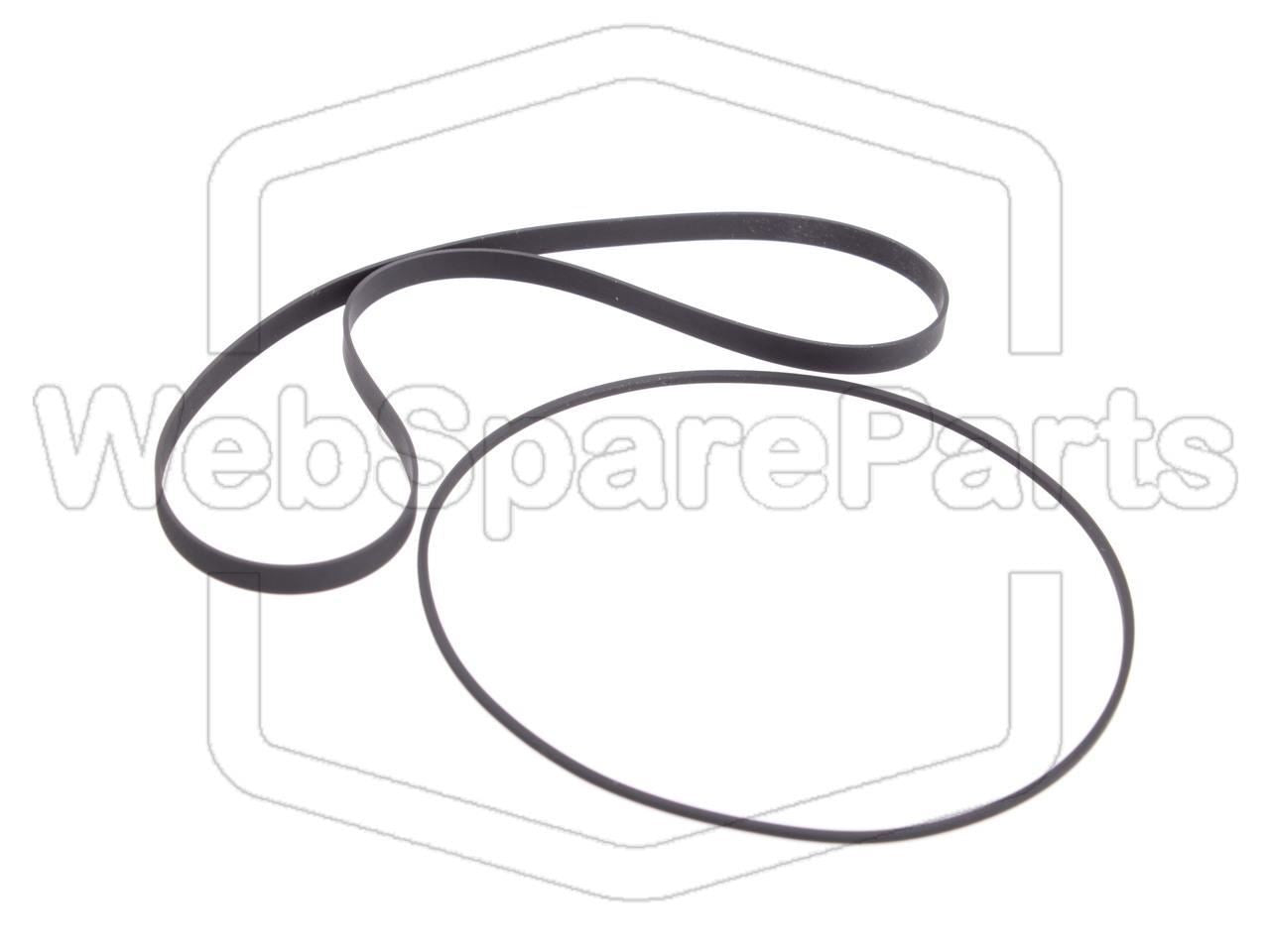 Kit de courroies pour Lecteur cassette Panasonic RS-608D