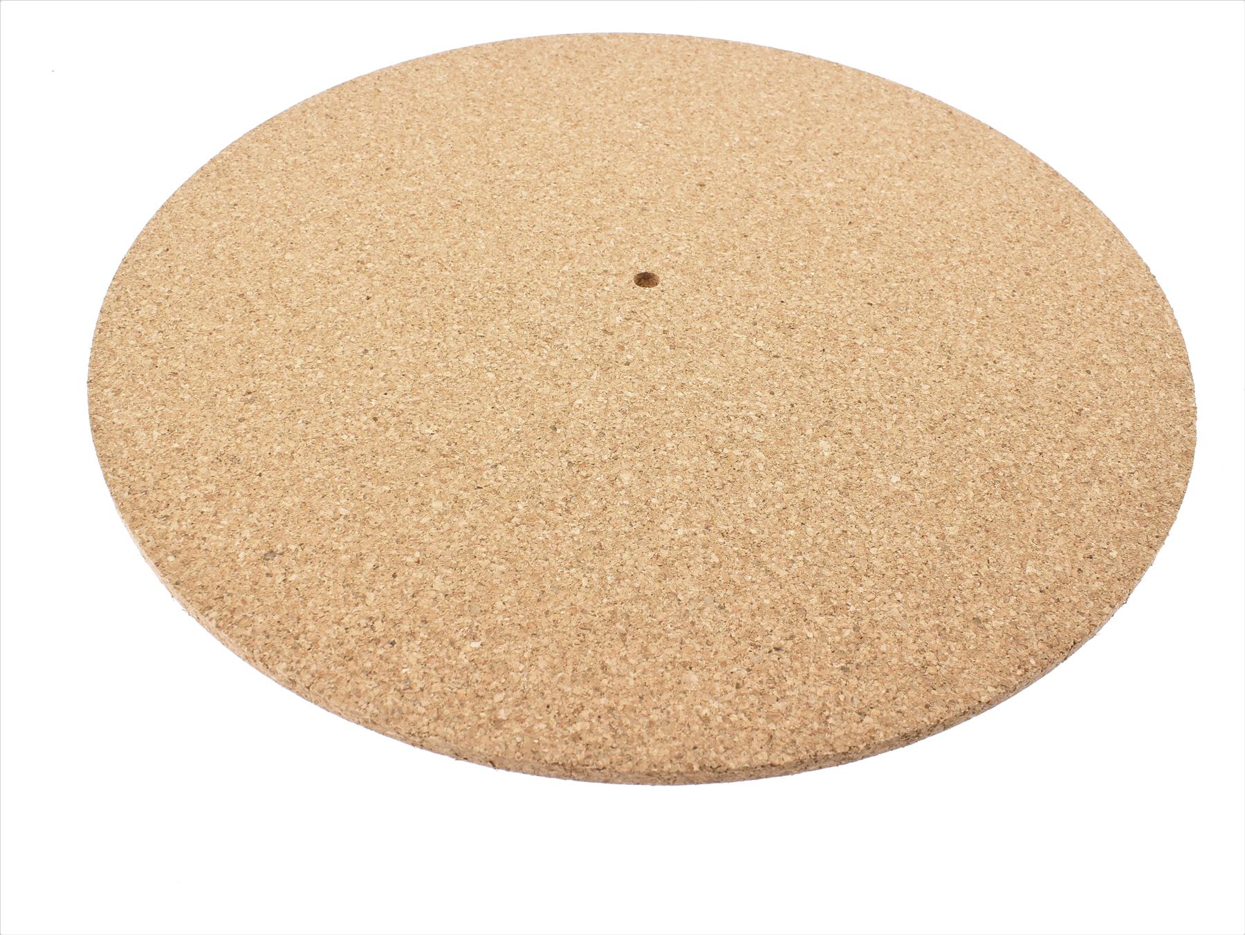 WebSpareParts Cork Mat Turntable Record Player 295 mm x 6.2 mm 115 Gr