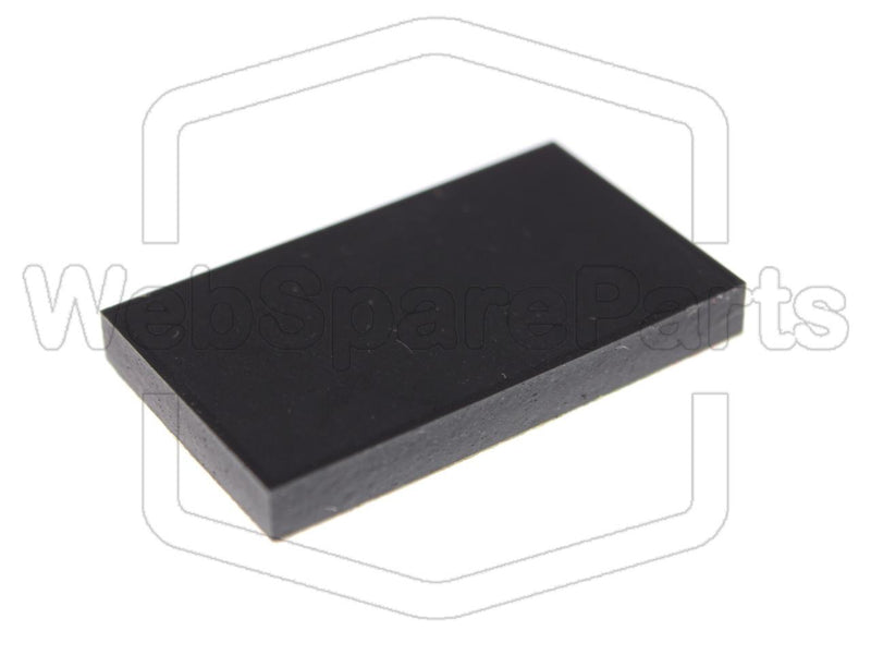 Rectangular Rubber Foot Self-adhesive  25.0mm x 15.0mm Height 3.0mm