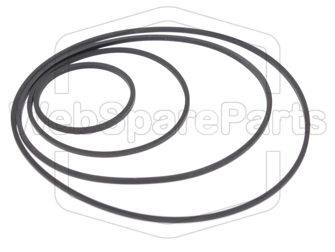 Belt Kit For Stereo Cassette Deck Aiwa AD-6300